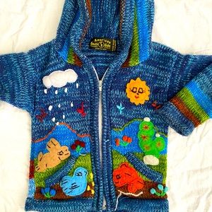 Handmade Peruvian Cardigan - 2T